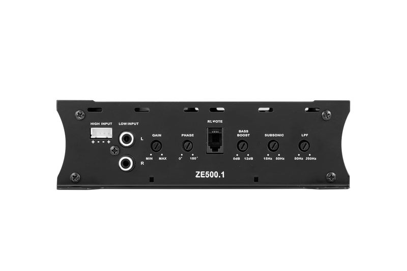 AUDIOZERONE Car Audio Amplifier ZE500.1 1000W Monoblock Class D MOSFET Subwoofer Audio, 1-4 Ohm Stable, Low Pass Crossover, Mosfet Power Supply, Stereo - Image 4